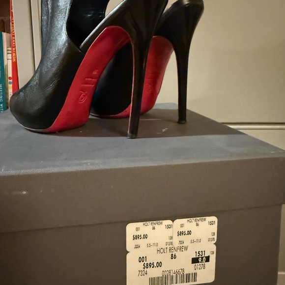 Alexander McQueen Black and Pink Heels - Picture 2 of 5